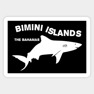 Swimming with Sharks at Bimini Islands - The Bahamas Sticker